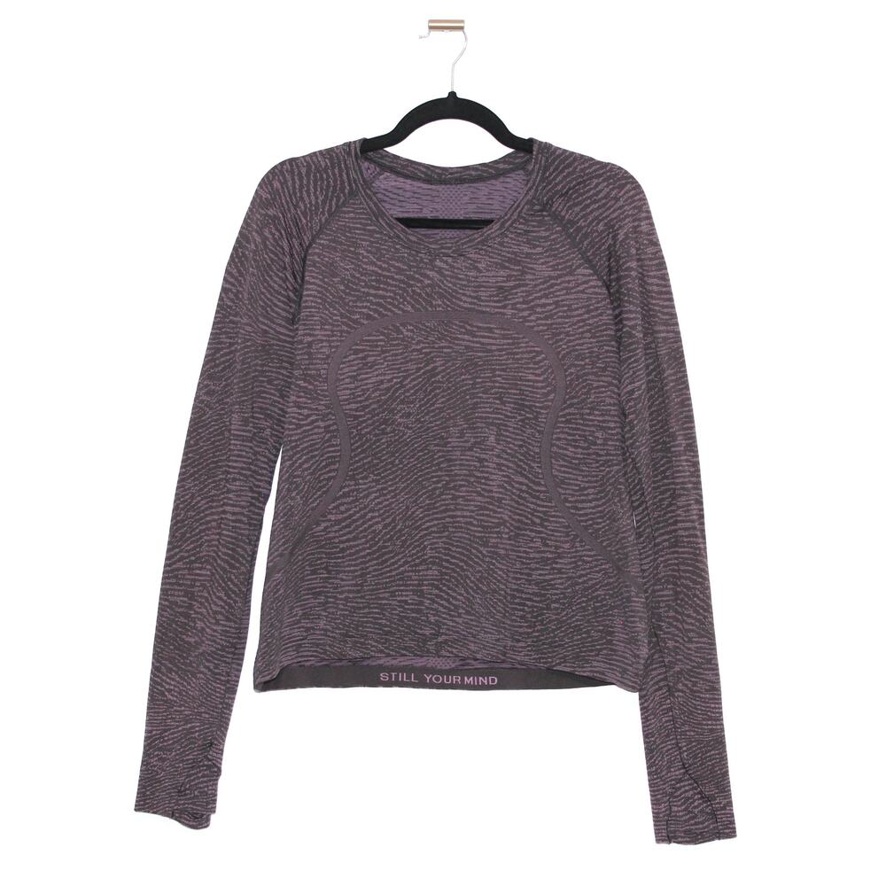 Lululemon Swiftly Tech Long Sleeve Shirt 2.0 Race Length Purple 14